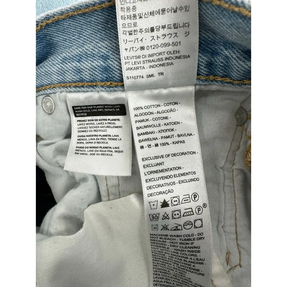 Levi’s 501 ORIGINAL CROPPED WOMEN'S JEANS - Picture 12 of 13